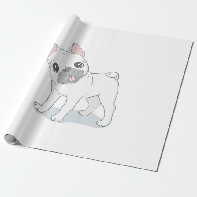 Cute Hund Puppy | Bidrag för Hundälskare Presentpapper (Utrullad)