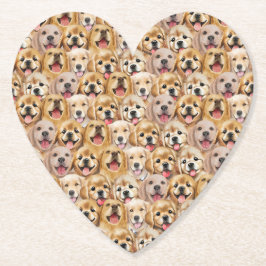 Cute Hund Puppy hundar tass-sällskapsdjur Sömlöst  Underlägg Papper