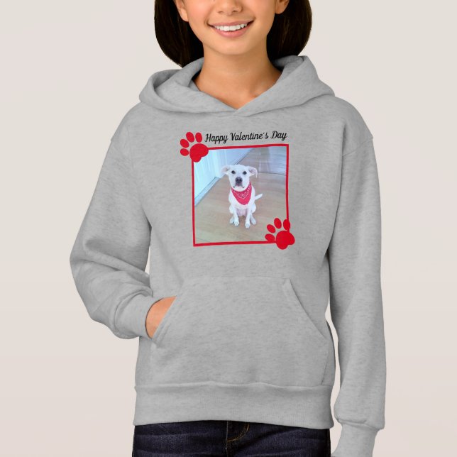 Cute Hund Red Tass 1 Photo T Shirt (Framsida)