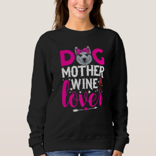 Cute Hund Siberian husky Hund Mors dag T Shirt
