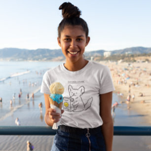 Cute hund sommar Lovin hej sunshine T Shirt
