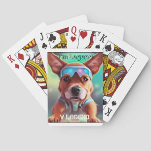 Cute hund-spelkort casinokort