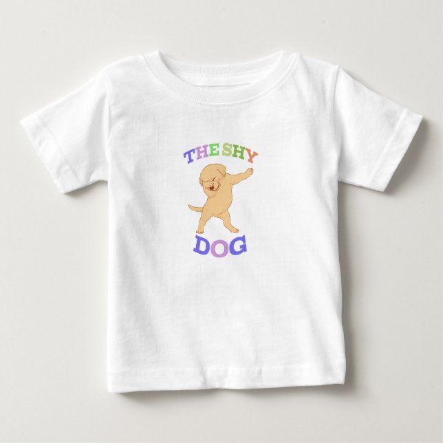 Cute Hund T Shirt (Framsida)