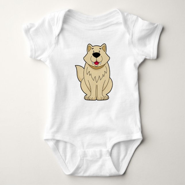 Cute Hund T Shirt (Framsida)