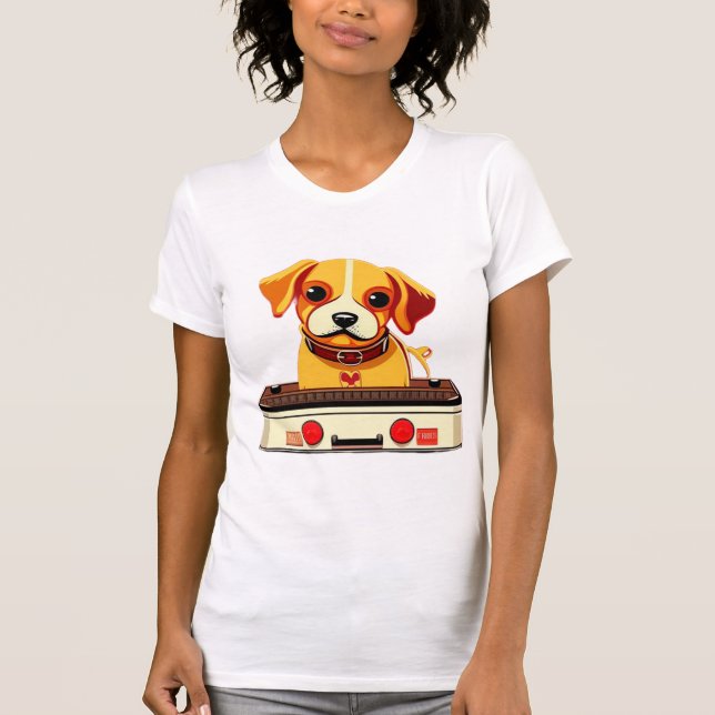 Cute hund t shirt (Framsida)