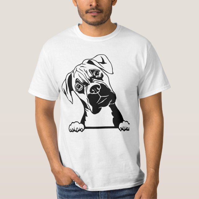 Cute Hund T Shirt (Framsida)