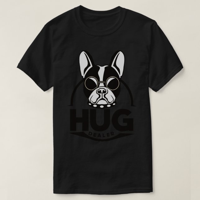 CUTE HUND-TECKNAD T SHIRT (Design framsida)