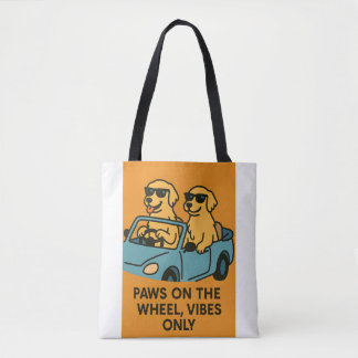 Cute Hund Tote Bag Tygkasse