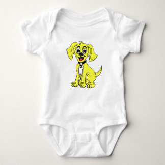 Cute hund-tryckt klädmaterial t shirt