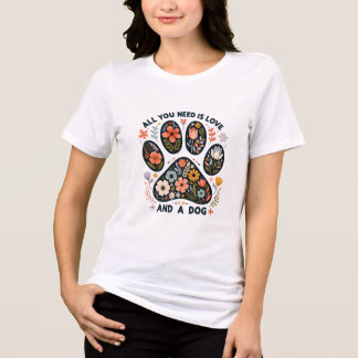 Cute Hund TShirt Tee for Djurälskarn Hund älskare 