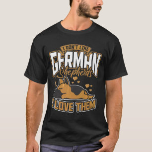 Cute Hundägare Hund aveln Pet German Shepherd T Shirt