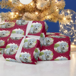 Cute Hundälskare Personlig Photo Mönster Presentpapper