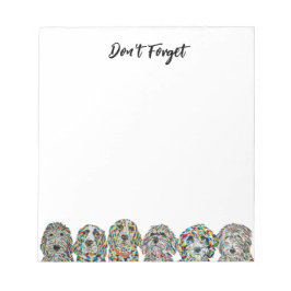 Cute Hundar Anteckningsblock