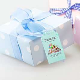 Cute Hundar Birthday-firandet Låt oss Pawty Gift T Presentetikett
