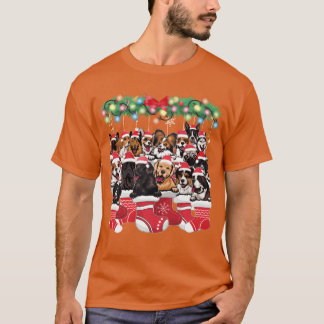 Cute Hundar för jul Julafton säsong Hund älskare T Shirt