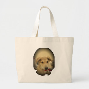 Cute Hundar och valpar är andra bästa vän.png Jumbo Tygkasse
