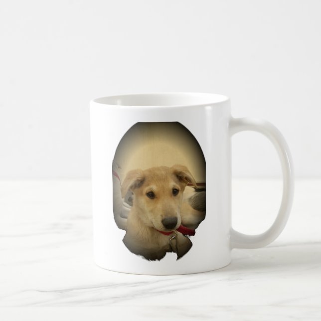 Cute Hundar och valpar är andra bästa vän.png Kaffemugg (Höger)