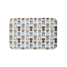 Cute Hundar, Pug, Boston, Lab, Chow, Husky, Spanie Badrumsmatta