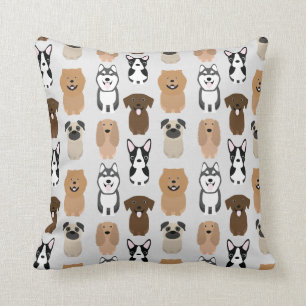 Cute Hundar, Pug, Boston, Lab, Chow, Husky, Spanie Kudde