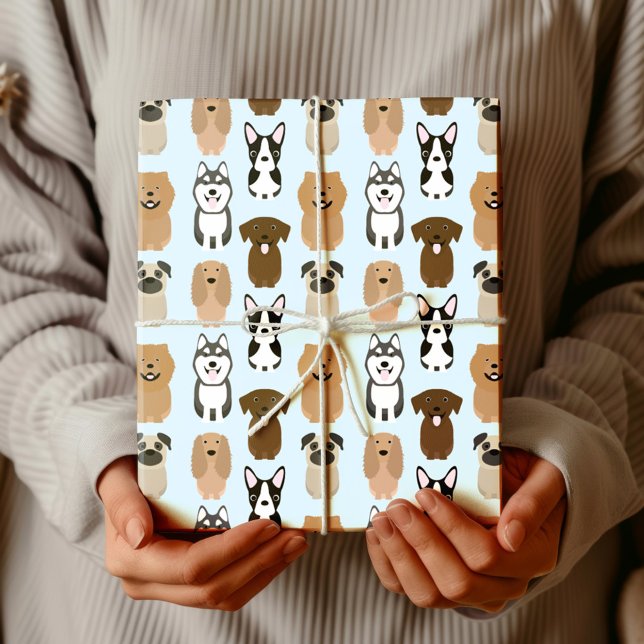 Cute Hundar, Pug, Boston, Lab, Chow, Husky, Spanie Presentpapper (Skapare uppladdad)
