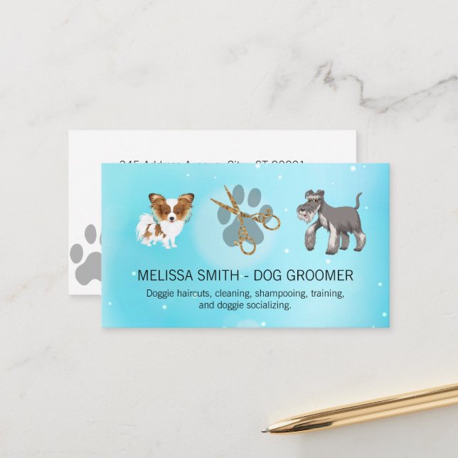 Cute Hundar | Saxer | Hund Tass Tidsbeställning Kort (Fram/Back In Situ)