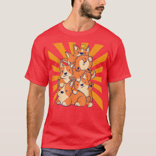 Cute Hundar Stacks Corgi T Shirt
