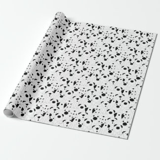 Cute hundar: svart, vit tecknad. presentpapper