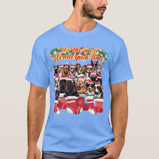 Cute Hundrasers jul, Hund älskare lustig vintage T Shirt