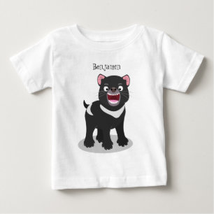 Cute hungrig Tasmanian djävulen tecknad illustrati T Shirt