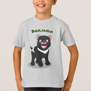 Cute hungrig Tasmanian djävulen tecknad illustrati T Shirt