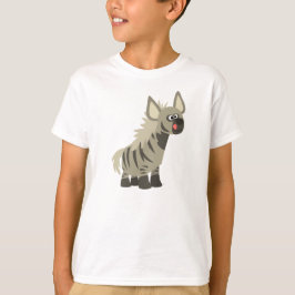 Cute Hungrig Tecknad, stripe Hyena Children T-Shir Tee
