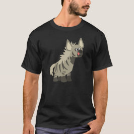 Cute Hungrig Tecknad, stripe Hyena T-Shirt