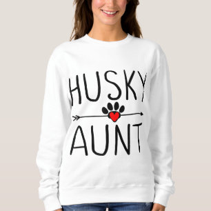 Cute Husky Moster Gift Rolig hund Älskare Auntie A T Shirt
