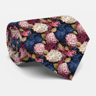 Cute Hydrangea-blomman i mönster Slips