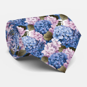Cute Hydrangea-blomman i mönster Slips