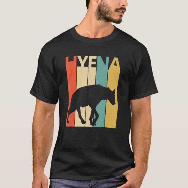Cute Hyena Animal T Shirt (Framsida)