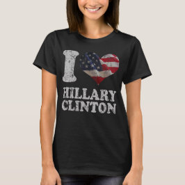 Cute I American Flagga Hillary Clinton T Shirt