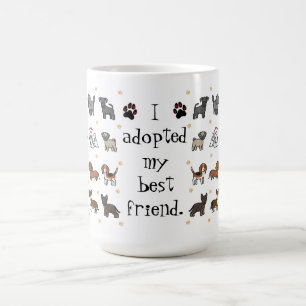 Cute I antog min bästa vän Hund Mugg