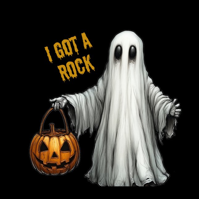 Cute I Har en Sten Halloween Tygkasse (Skapare uppladdad)