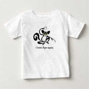Cute - I kärlek AYE AYES - Djurgrafik - T Shirt