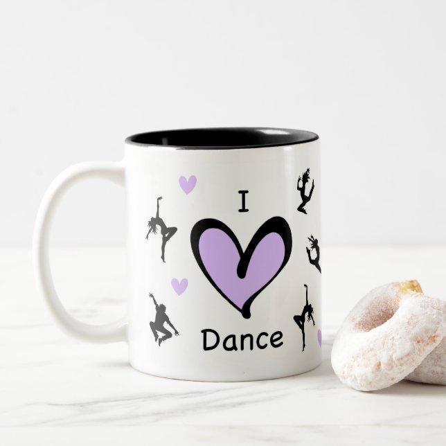 Cute I Kärlek Dance Mugg (Med munk)