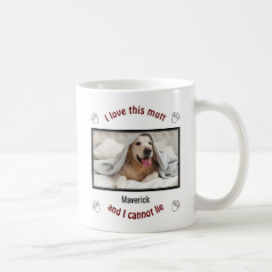 Cute I KÄRLEK DENNA MUTT PERSONLIG HUND ÄLSKARE Kaffemugg
