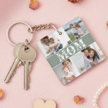 Cute I KÄRLEK DU MAMMA Mors dag Photo<br><div class="desc">Cute I Kärlek You Mamma Mors dag Photo Keychain har fyra av dina favoritfoton med texten "I kärlek you Mamma" i modern vit typografi. Designad av ©Evco Studio www.zazzle.com/store/evcostudio</div>