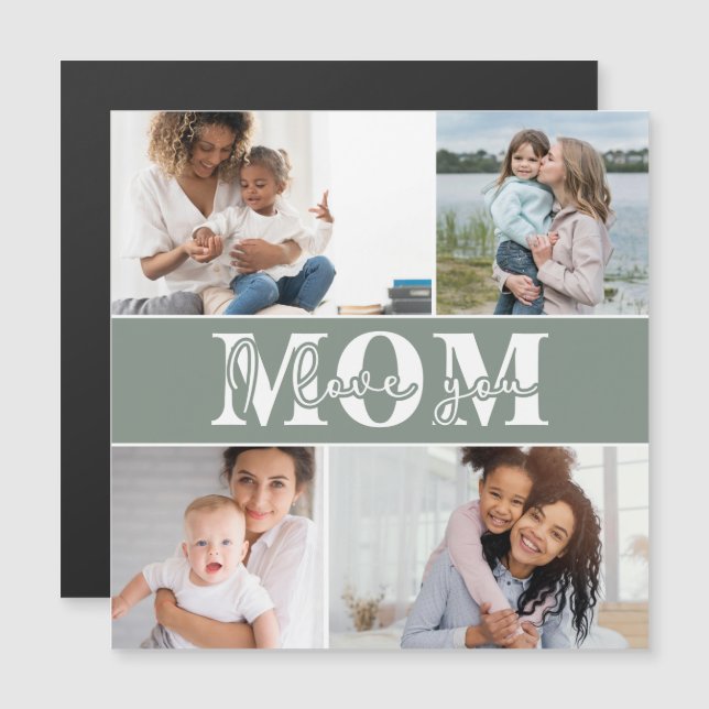 Cute I KÄRLEK DU MAMMA Mors dag Photo (Fram/baksida)