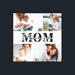 Cute I KÄRLEK DU MAMMA Mors dag Photo Canvastryck<br><div class="desc">Cute I Kärlek You Mamma Mors dag Photo Kanvastryck innehåller fyra av dina favoritfoton med texten "I kärlek you Mamma" i modern svart typografi. Designad av ©Evco Studio www.zazzle.com/store/evcostudio</div>