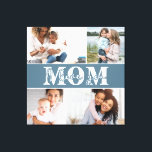 Cute I KÄRLEK DU MAMMA Mors dag Photo Canvastryck<br><div class="desc">Cute I Kärlek You Mamma Mors dag Photo Kanvastryck innehåller fyra av dina favoritfoton med texten "I kärlek you Mamma" i modern vit typografi. Designad av ©Evco Studio www.zazzle.com/store/evcostudio</div>