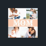 Cute I KÄRLEK DU MAMMA Mors dag Photo Canvastryck<br><div class="desc">Cute I Kärlek You Mamma Mors dag Photo Kanvastryck innehåller fyra av dina favoritfoton med texten "I kärlek you Mamma" i modern vit typografi. Designad av ©Evco Studio www.zazzle.com/store/evcostudio</div>