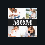 Cute I KÄRLEK DU MAMMA Mors dag Photo Canvastryck<br><div class="desc">Cute I Kärlek You Mamma Mors dag Photo Kanvastryck innehåller fyra av dina favoritfoton med texten "I kärlek you Mamma" i modern vit typografi. Designad av ©Evco Studio www.zazzle.com/store/evcostudio</div>