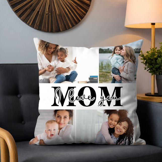 Cute I KÄRLEK DU MAMMA Mors dag Photo Kudde (Skapare uppladdad)