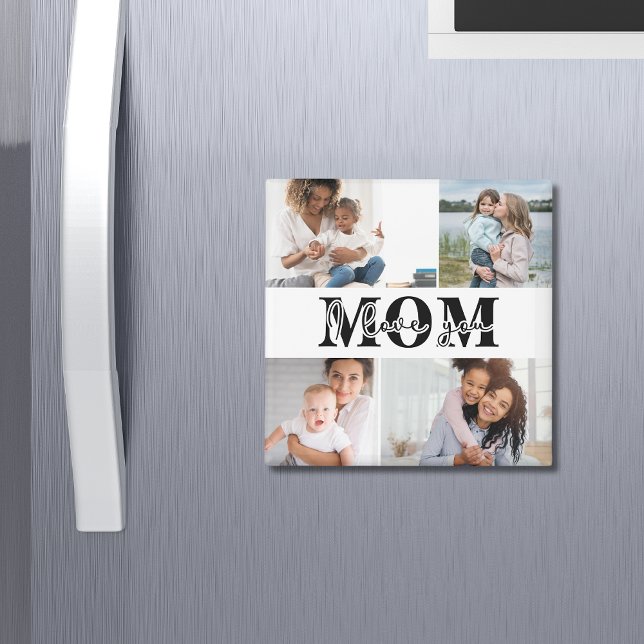Cute I KÄRLEK DU MAMMA Mors dag Photo Magnet (Skapare uppladdad)